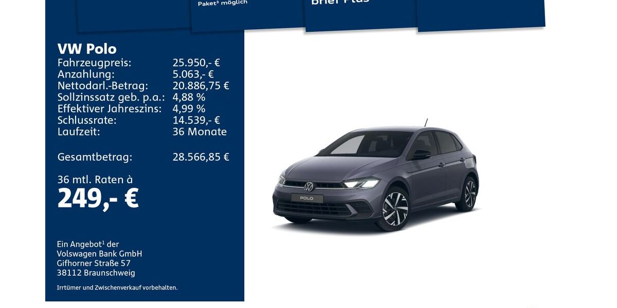 VW Polo 8.000 km 25.950 &euro; Mosbach 74821