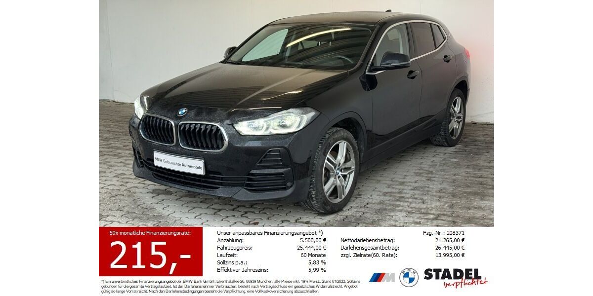 BMW X2 21.456 km 23.949 &euro; Heilbronn 74074