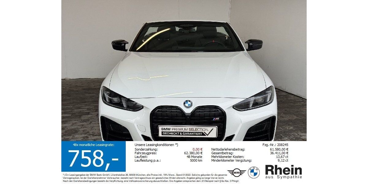 BMW M440 14.427 km 58.940 &euro; Heilbronn 74076