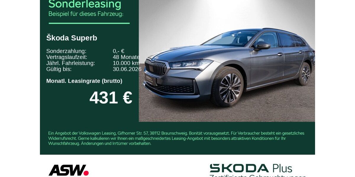Skoda Superb 24.300 km 41.790 &euro; Heilbronn 74076
