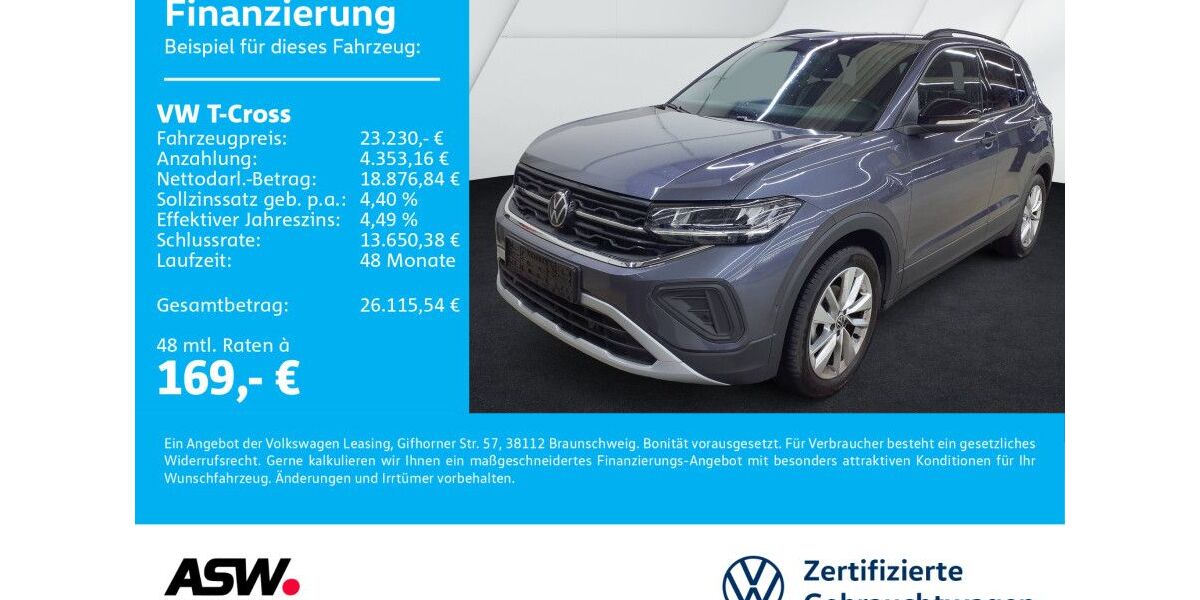 VW T-Cross 25.000 km 23.230 &euro; Bad Rappenau 74906