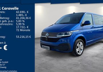 VW T6 Caravelle 57.645 km 41.950 &euro; Mosbach 74821