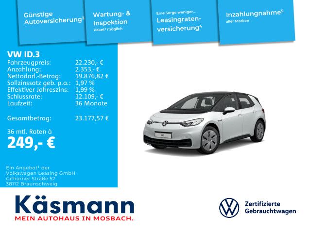 VW ID.3 17.745 km 21.950 &euro; Mosbach 74821