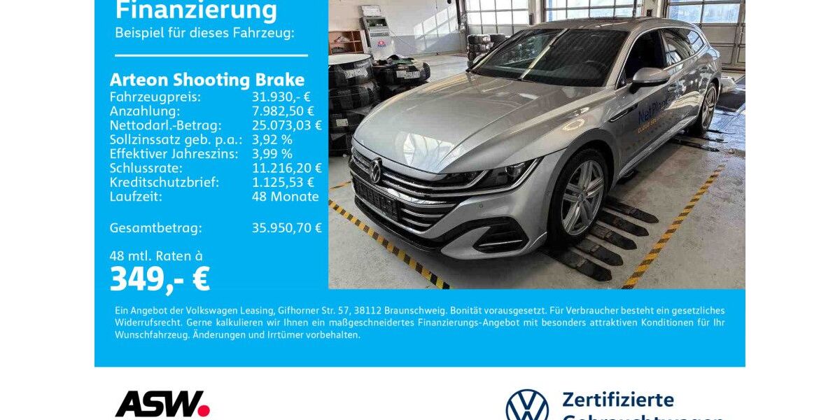 VW Arteon 66.300 km 31.930 &euro; Neckarsulm 74172