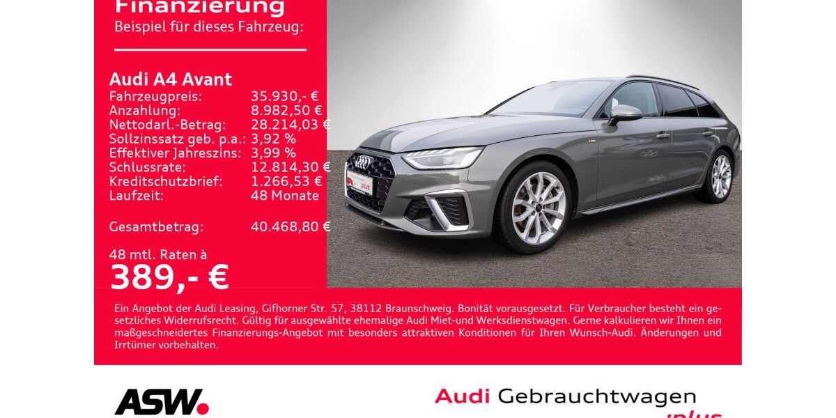 Audi A4 70.200 km 35.930 &euro; Heilbronn 74074