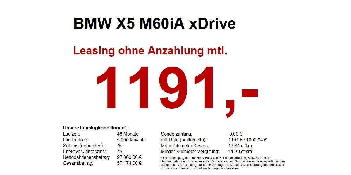 BMW X5 M60 25.444 km 96.490 &euro; Heilbronn 74076