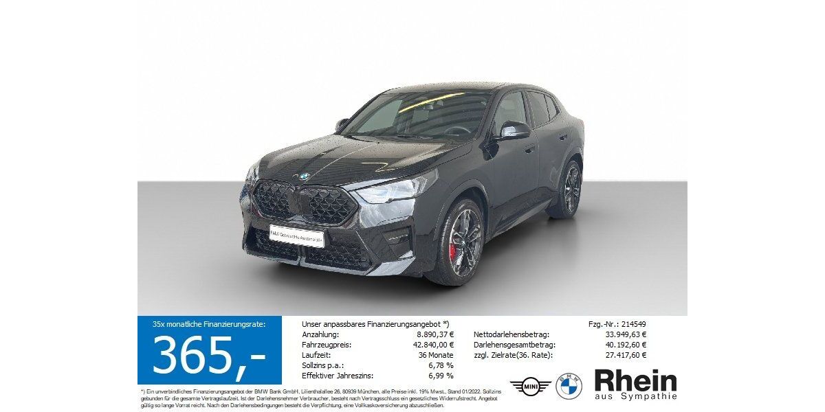 BMW X2 20.001 km 42.640 &euro; Heilbronn 74076