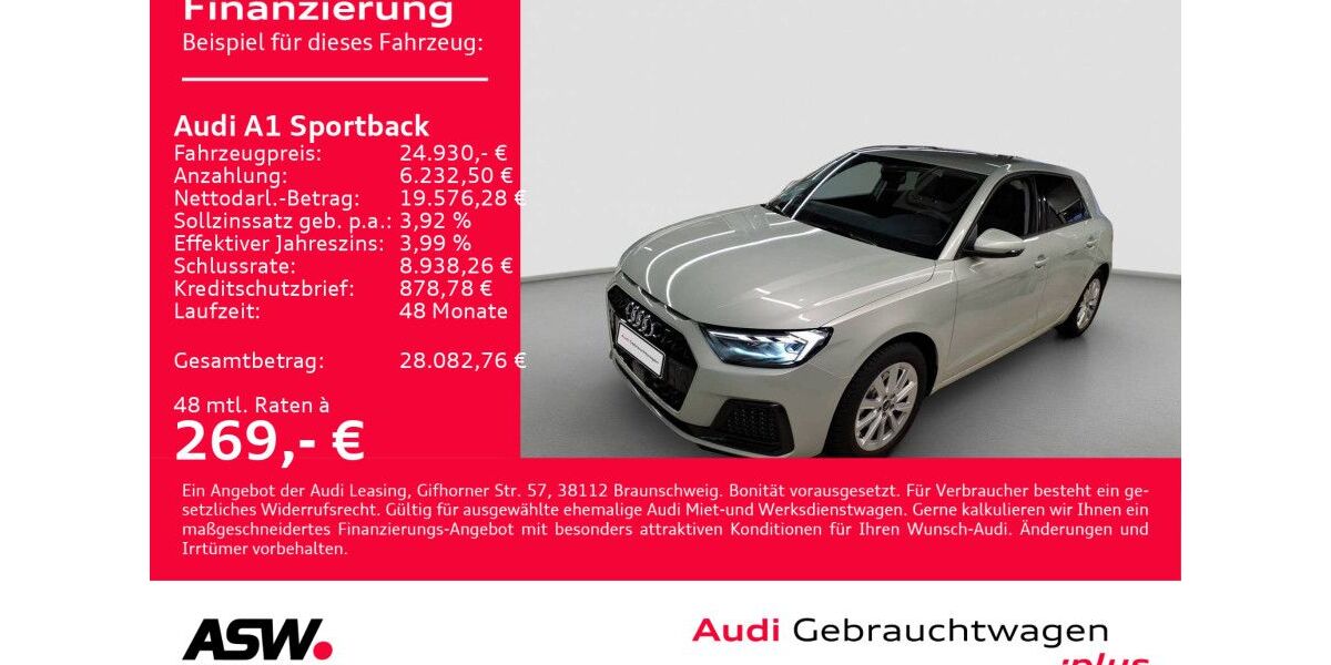 Audi A1 4.700 km 24.930 &euro; Heilbronn 74074
