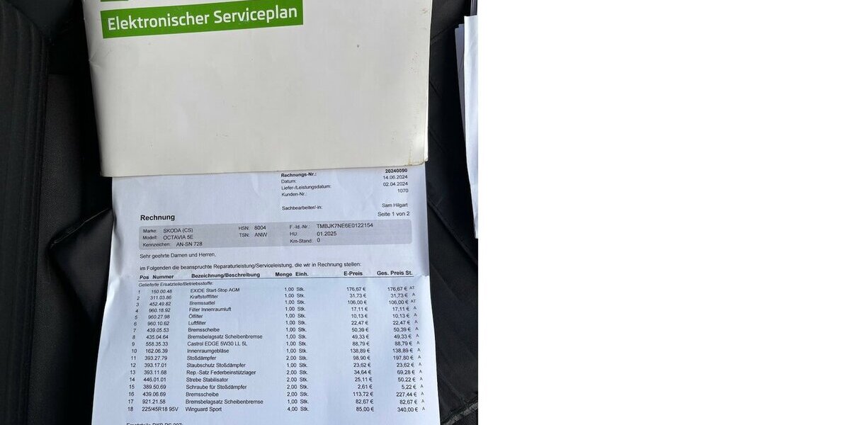 Skoda Octavia 2.0 TDI DSG Combi RS 298.000 km 6.990 &euro; Neckarsulm 74172