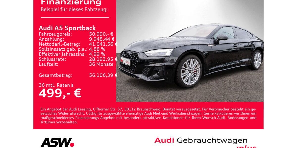 Audi A5 22.100 km 49.390 &euro; Heilbronn 74074