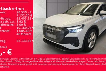 Audi Q4 e-tron 54.800 km 28.530 &euro; Heilbronn 74074