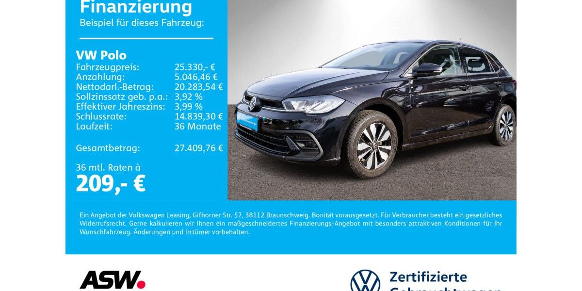 VW Polo 13.800 km 23.390 &euro; Neckarsulm 74172