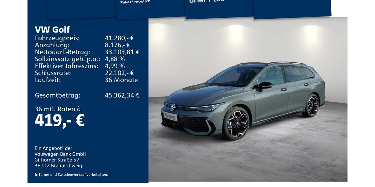 VW Golf 7.000 km 41.280 &euro; Mosbach 74821