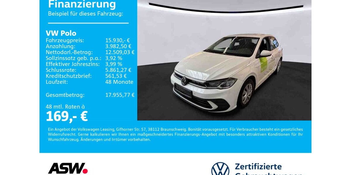 VW Polo 81.200 km 15.930 &euro; Sinsheim 74889