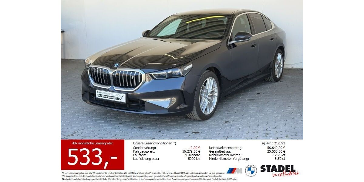 BMW i5 3.146 km 54.888 &euro; Heilbronn 74074