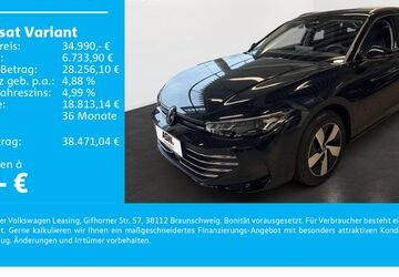 VW Passat Variant 21.000 km 34.990 &euro; Neckarsulm 74172