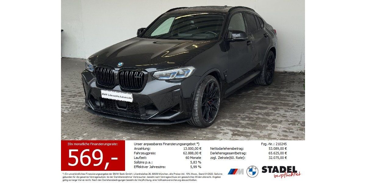 BMW X4 M 82.653 km 58.444 &euro; Heilbronn 74074