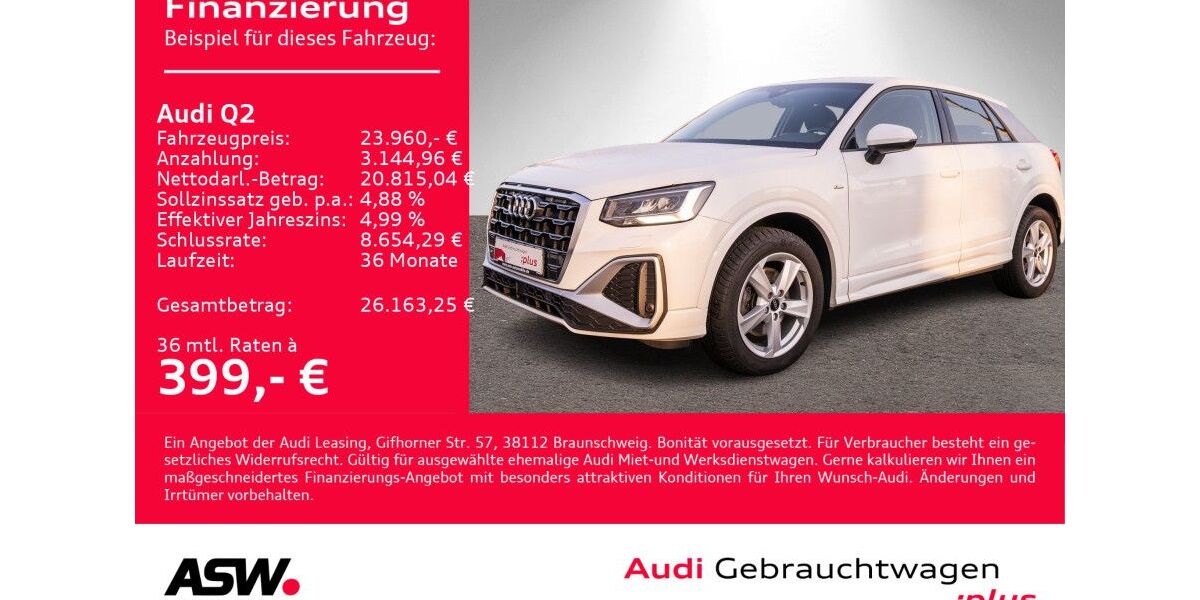 Audi Q2 79.990 km 22.490 &euro; Heilbronn 74074