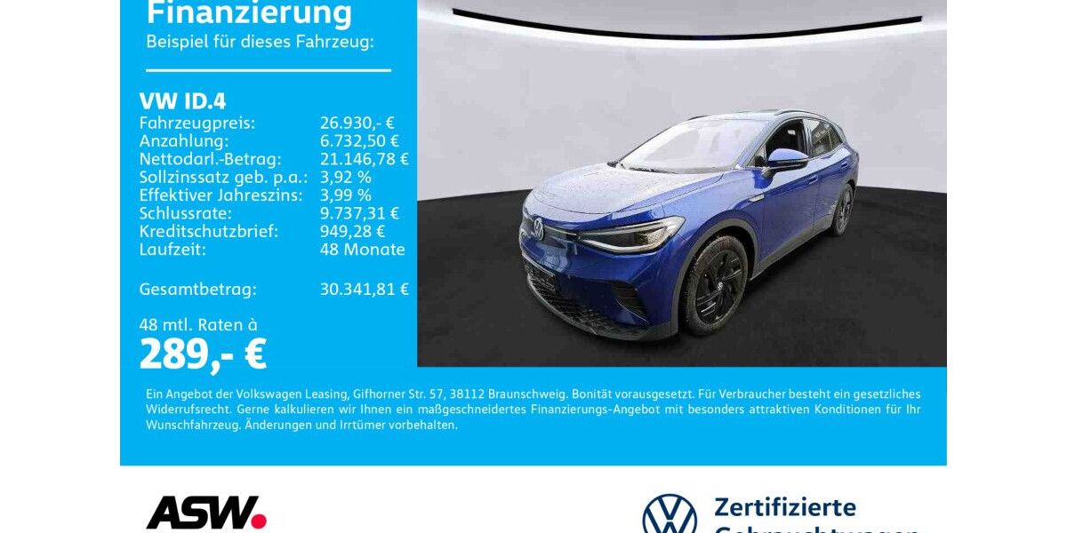 VW ID.4 77.990 km 26.930 &euro; Sinsheim 74889