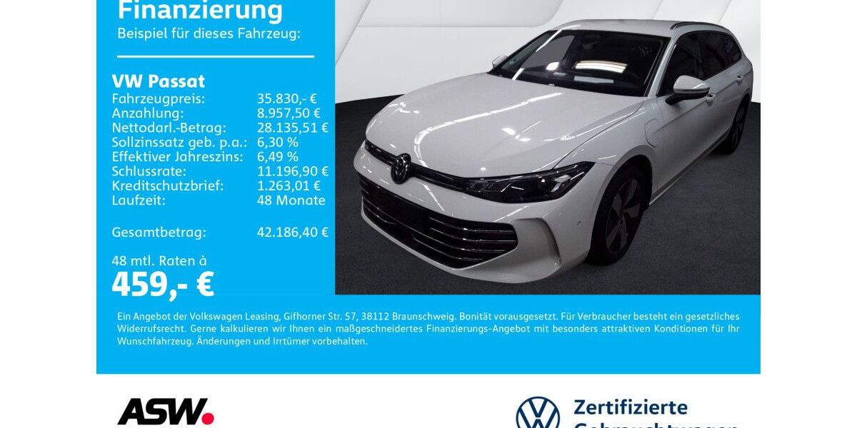 VW Passat Variant 25.600 km 35.330 &euro; Bad Rappenau 74906