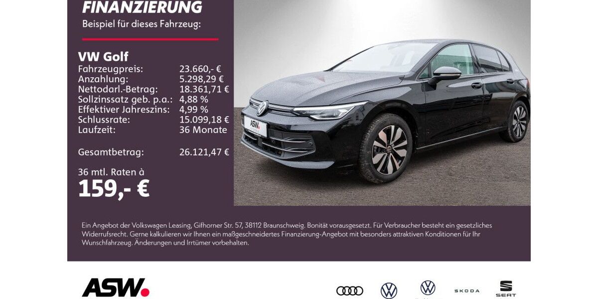 VW Golf 21.300 km 22.790 &euro; Weinsberg 74189