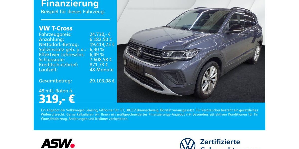 VW T-Cross 25.000 km 24.730 &euro; Bad Rappenau 74906
