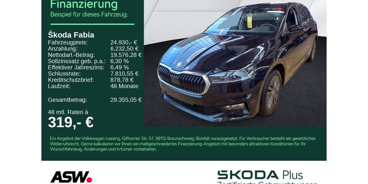 Skoda Fabia 13.200 km 24.430 &euro; Bad Rappenau 74906