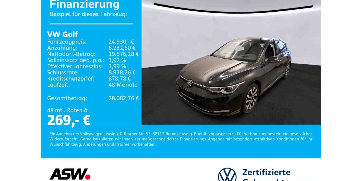 VW Golf 63.500 km 24.430 &euro; Neckarsulm 74172