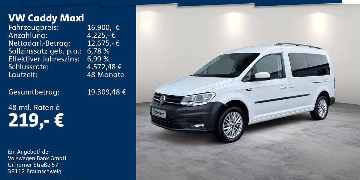 VW Caddy 87.499 km 16.900 &euro; Mosbach 74821