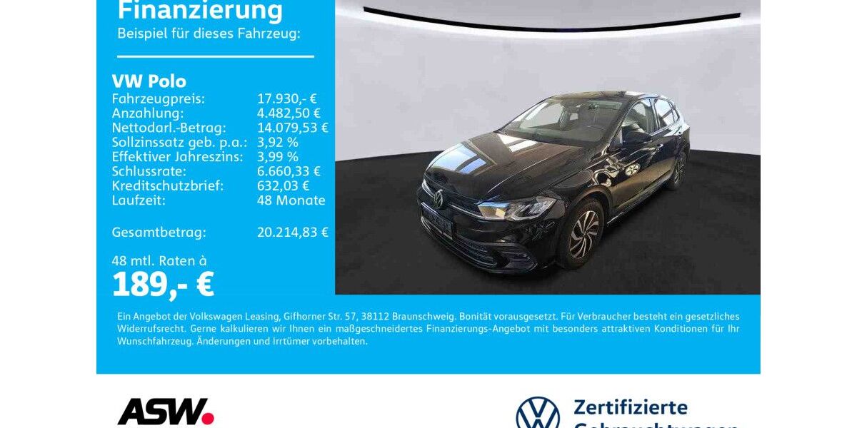 VW Polo 30.800 km 17.930 &euro; Neckarsulm 74172