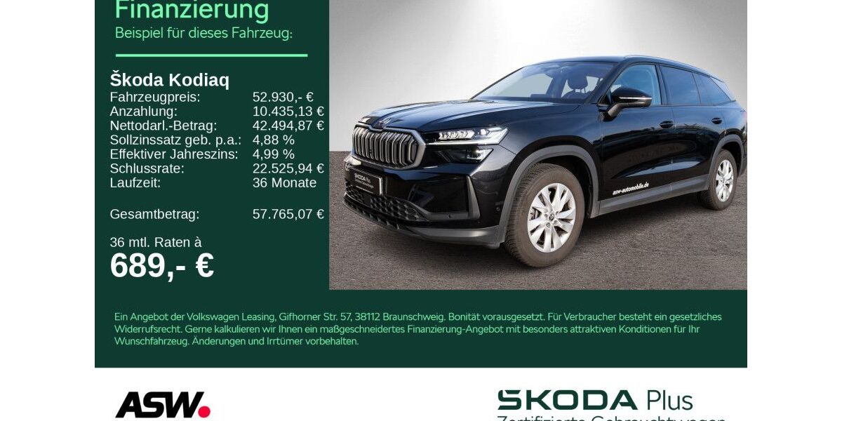 Skoda Kodiaq 39.990 km 41.990 &euro; Bad Rappenau 74906