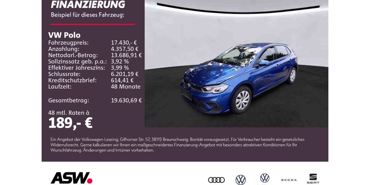 VW Polo 34.300 km 17.430 &euro; Weinsberg 74189