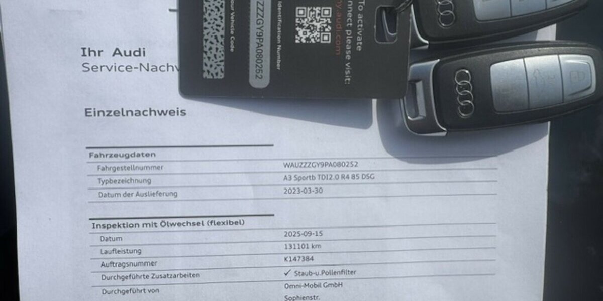 Audi A3 Sportback 30 TDI Attraction S-tronic 156.579 km 16.990 &euro; Neckarsulm 74172