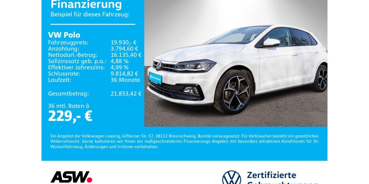 VW Polo 42.800 km 18.760 &euro; Neckarsulm 74172