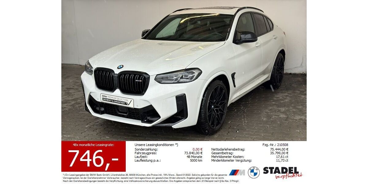 BMW X4 M 21.538 km 72.249 &euro; Heilbronn 74074