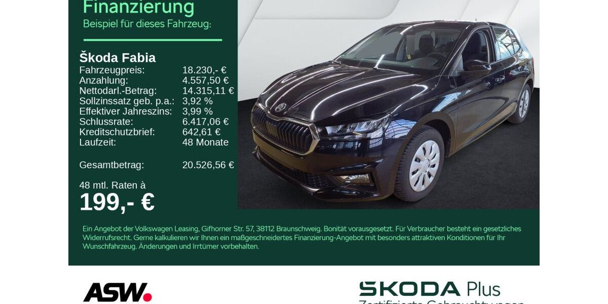 Skoda Fabia 9.999 km 17.830 &euro; Sinsheim 74889