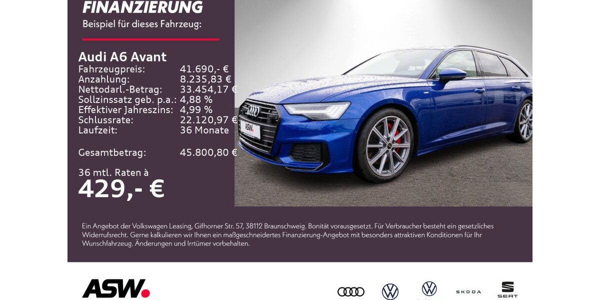 Audi A6 33.900 km 41.690 &euro; Weinsberg 74189