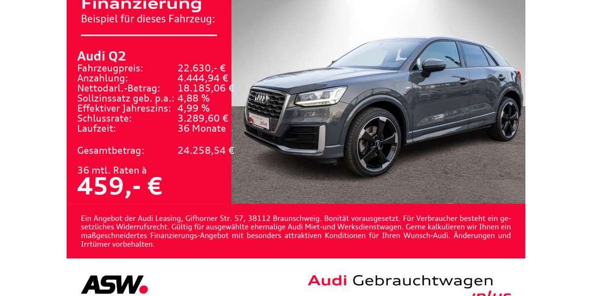 Audi Q2 52.000 km 22.430 &euro; Heilbronn 74074
