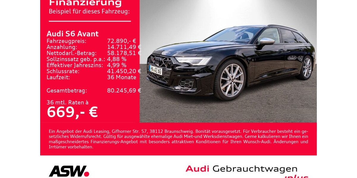 Audi S6 22.900 km 59.790 &euro; Heilbronn 74074