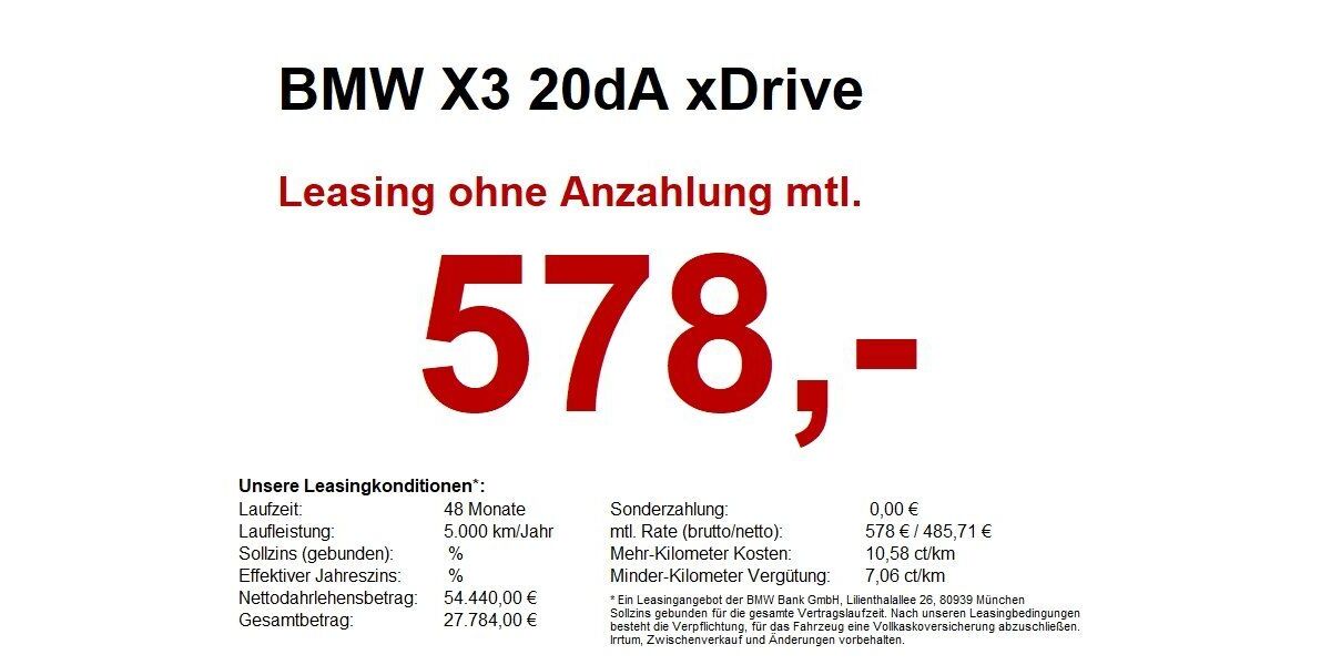 BMW X3 19.998 km 53.480 &euro; Heilbronn 74076