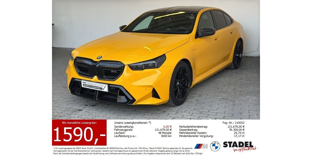 BMW M5 17.701 km 127.888 &euro; Heilbronn 74074