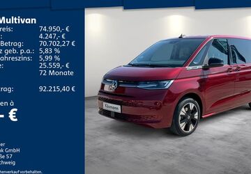 VW T7 Multivan 13.500 km 74.950 &euro; Mosbach 74821