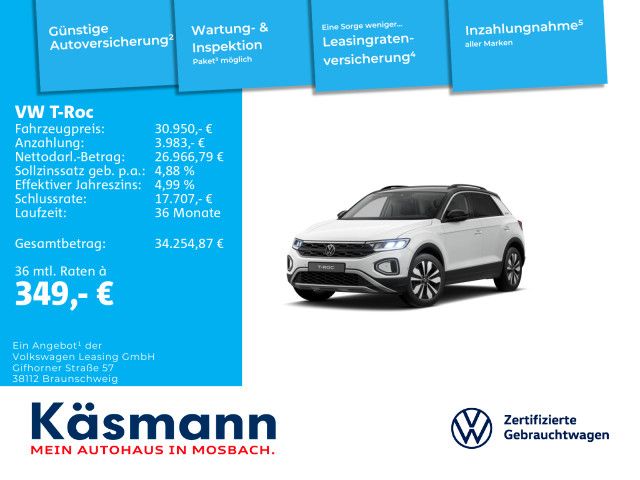 VW T-Roc 6.000 km 30.950 &euro; Mosbach 74821