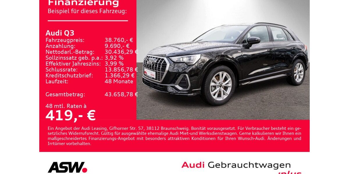Audi Q3 11.900 km 36.890 &euro; Heilbronn 74074