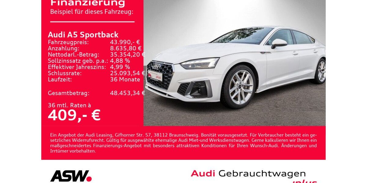 Audi A5 17.990 km 43.990 &euro; Heilbronn 74074