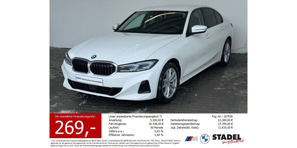 BMW 320 172.314 km 24.887 &euro; Heilbronn 74074