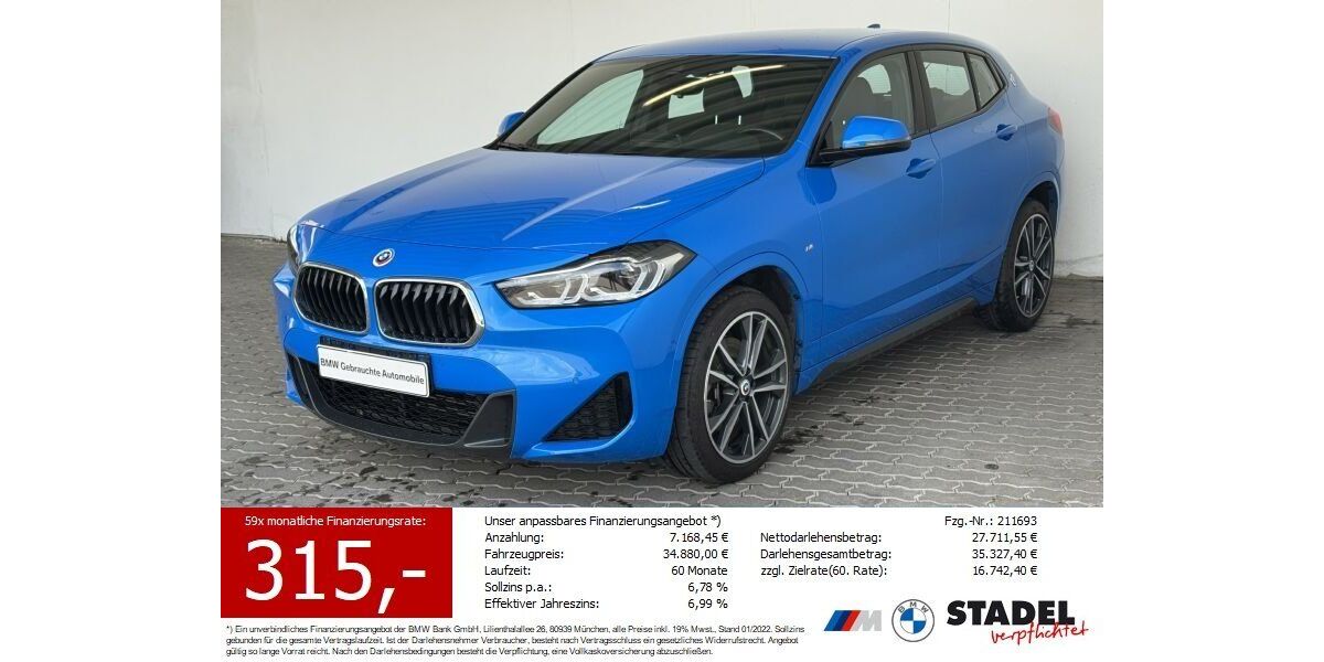 BMW X2 30.654 km 33.444 &euro; Heilbronn 74074