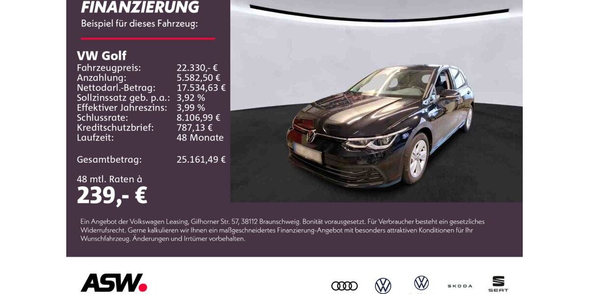 VW Golf 31.700 km 22.330 &euro; Weinsberg 74189