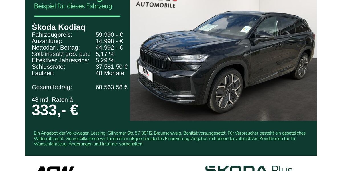 Skoda Kodiaq 4.500 km 59.990 &euro; Heilbronn 74076