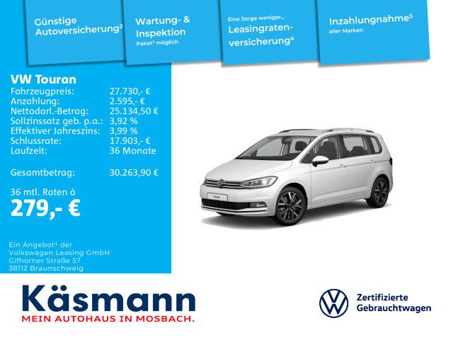 VW Touran 73.221 km 27.450 &euro; Mosbach 74821
